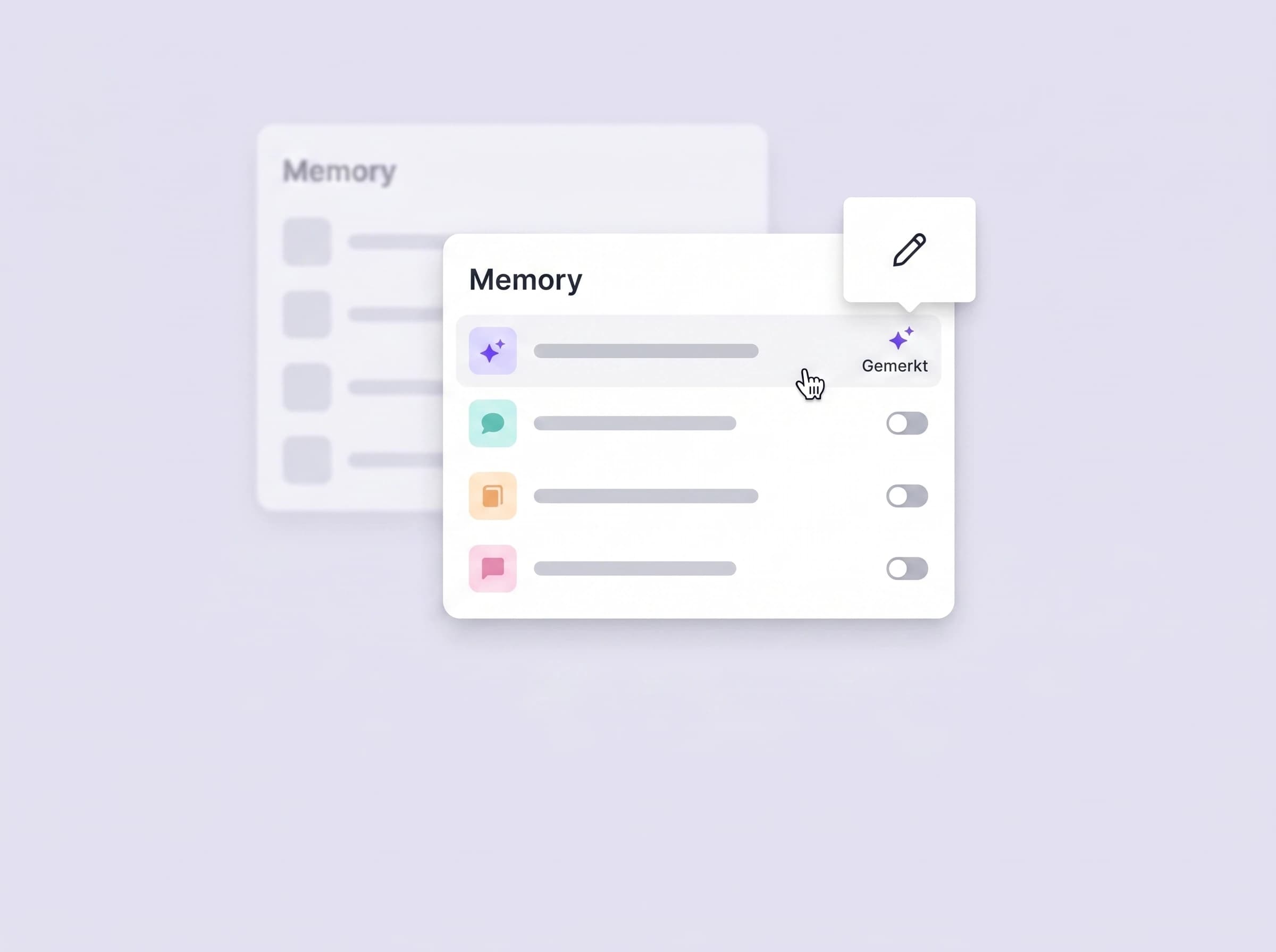 An AI agent's memory