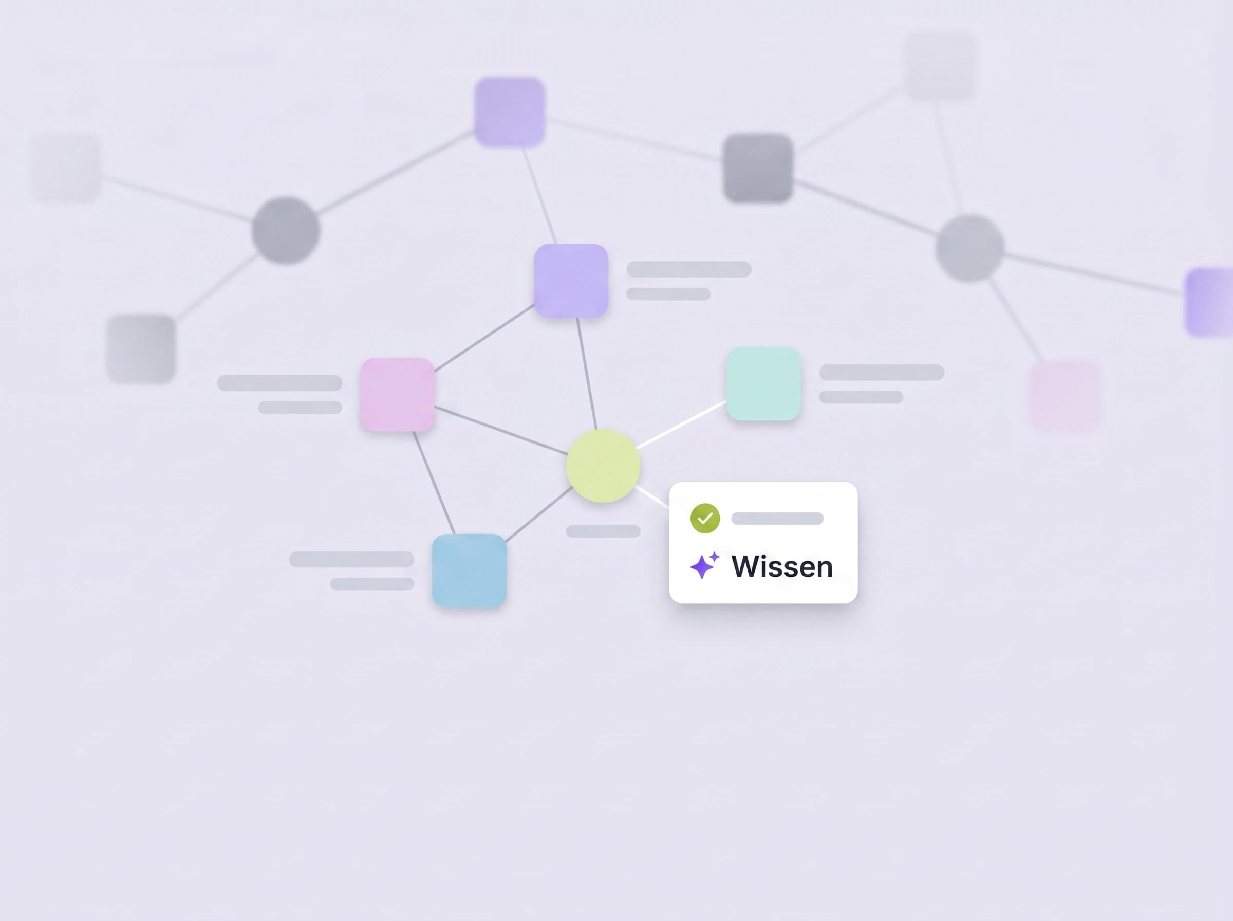 Knowledge graph: connected knowledge nodes with one verified node
