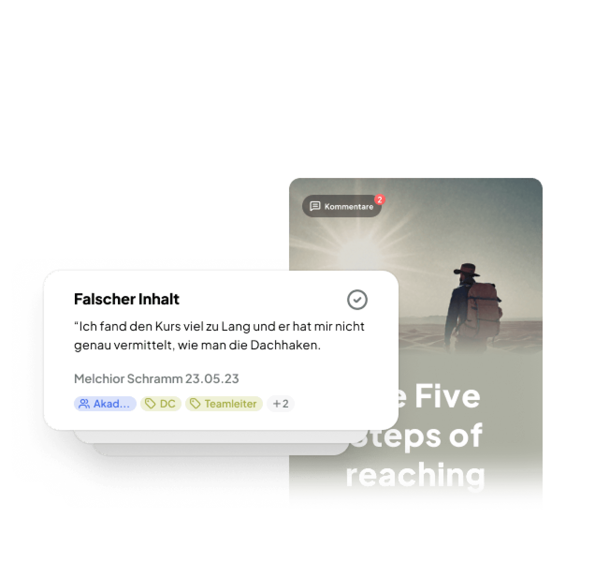 Learner Feedback zu Kursen und Modulen