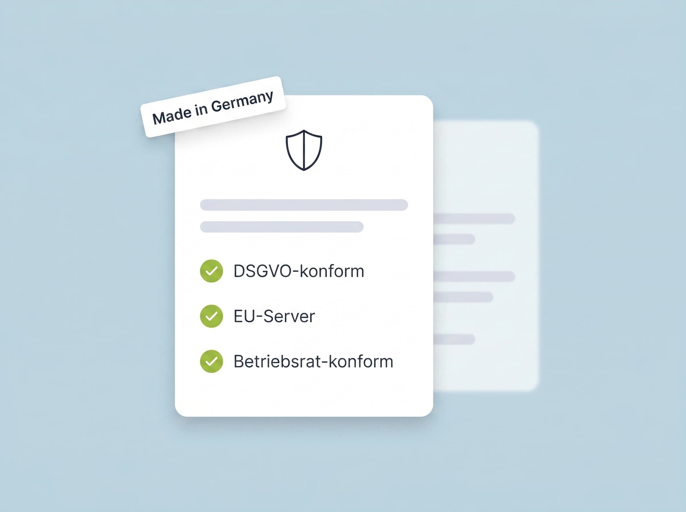 DSGVO-konforme Enterprise-Sicherheit, gehostet in der EU