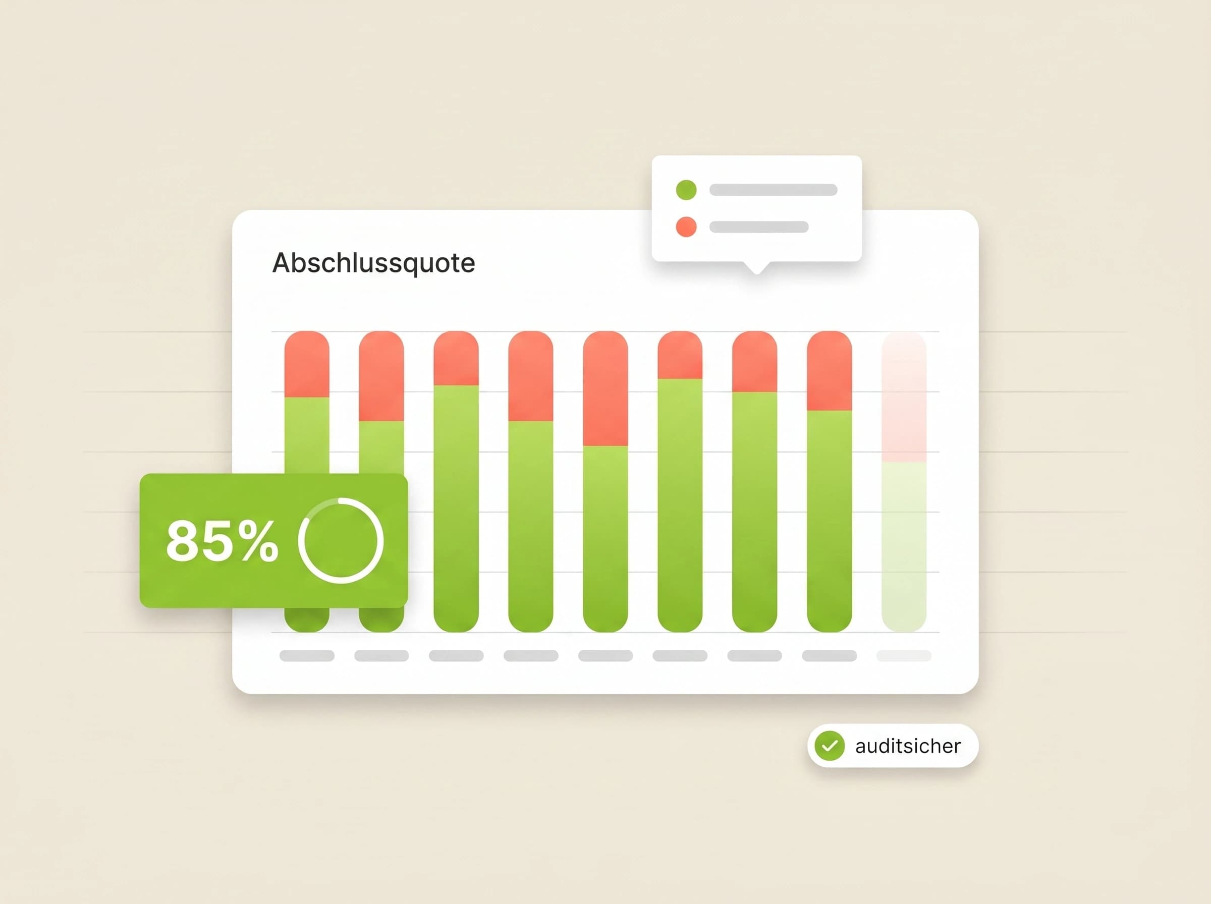 Compliance-Reporting und Lernfortschritt auf einen Blick