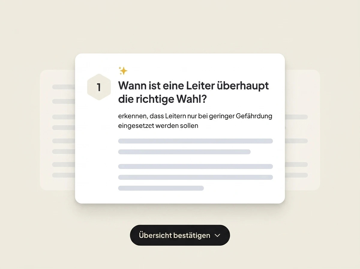 KI-Coursebuilder mit Dokumenten und Generate-with-AI Funktion