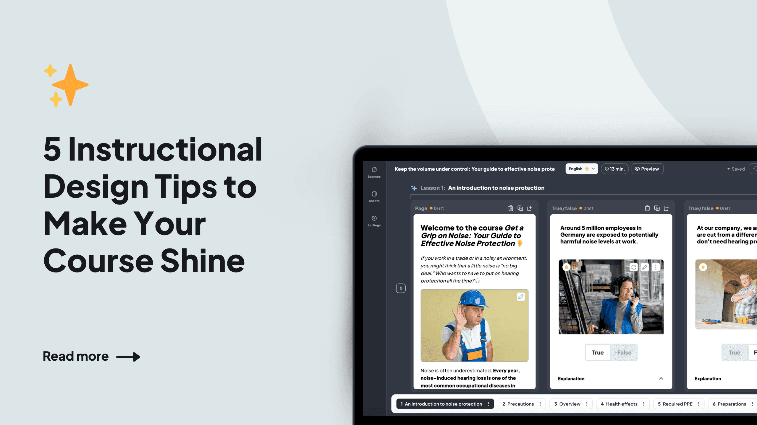 5 instructional-design tips that make your course shine