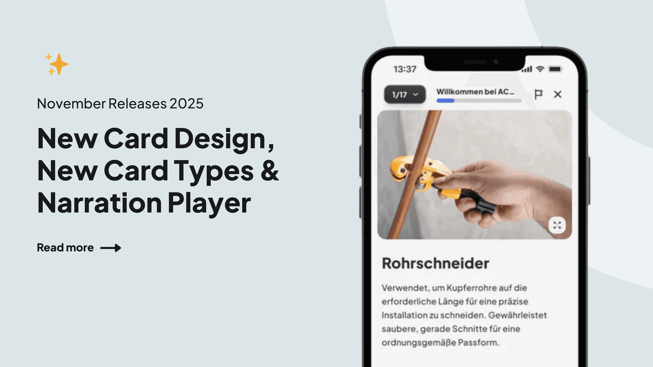 Big card update: new design, new card types & Narration Player